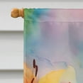 thumbnail image 2 of Lilies in Watercolor House Flag, 2 of 7