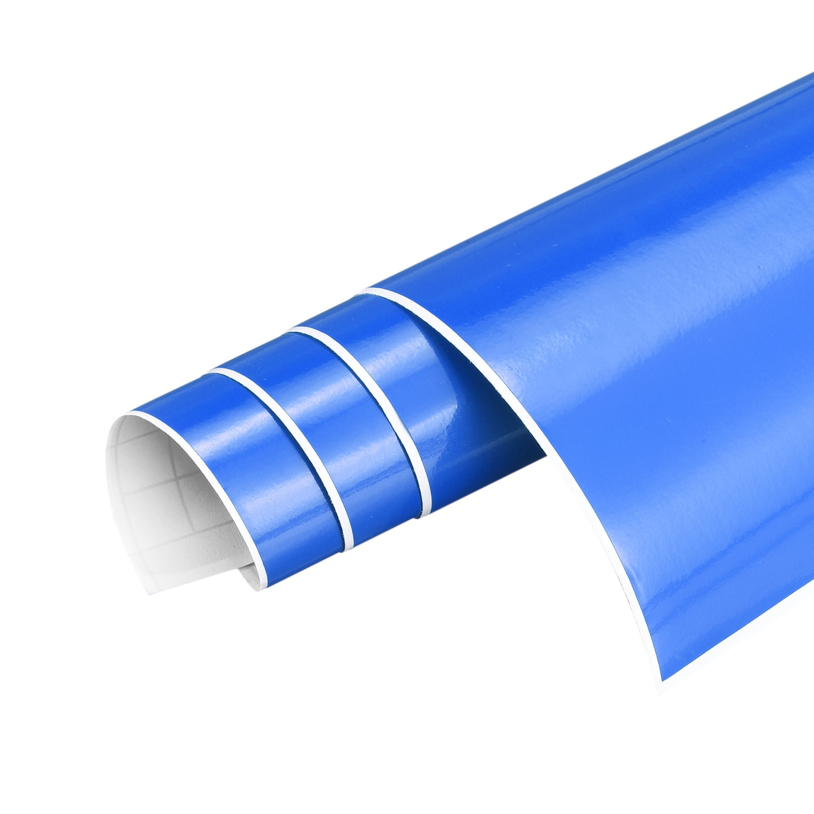 Uxcell Gloss Vinyl PVC Sheet Roll 11.8 in x 1.6 FT Self Adhesive for