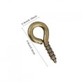 thumbnail image 4 of Eye Hooks, Alloy Thread Eye Pins, Mini Silver For Jewellery Making Findings For Long-Term Use, 4 of 8