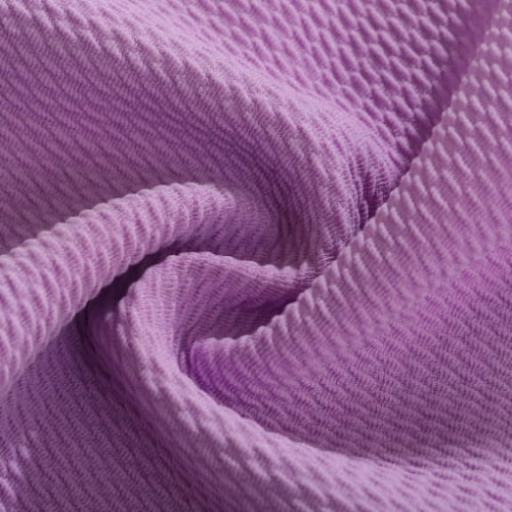 Lavender Liverpool Bullet Textured Fabric by the yard 4 Way Stretch Solid