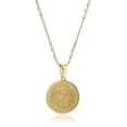 thumbnail image 1 of Collar LESLIE BOULES San Miguel Arcángel chapado en oro de 18 quilates, 1 of 9