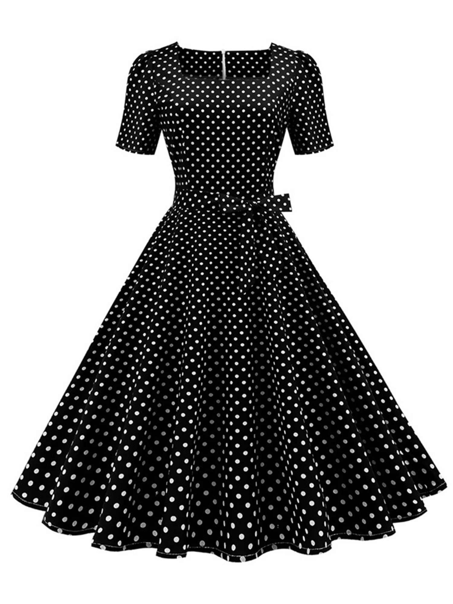 black and white polka dot dress for wedding