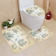 thumbnail image 1 of ABPHQTO Antiguo Velero Vintage Carabela Boceto Dibujado A Mano Juego de alfombras de baño de 3 piezas Alfombra de baño Alfombra de contorno y tapa de inodoro ABPHQTO  Cont-CHAPPLE-23417, 1 of 2