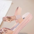 thumbnail image 6 of Rumantou Kids Summer Sandals Girls Dress Shoes Girls Sandals Cute Open Toe Breathable Summer Strappy Sandals for Girls(Toddler/Little Kid/Big Kid) for 12.5,Pink, 6 of 7