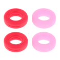 thumbnail image 2 of 2x2 Pares De Ganchos De Silicona Antideslizantes Para , Rojo Y Rosa tal se describe shamjiam Consejos de ganchos para las orejas de anteojos, 2 of 9