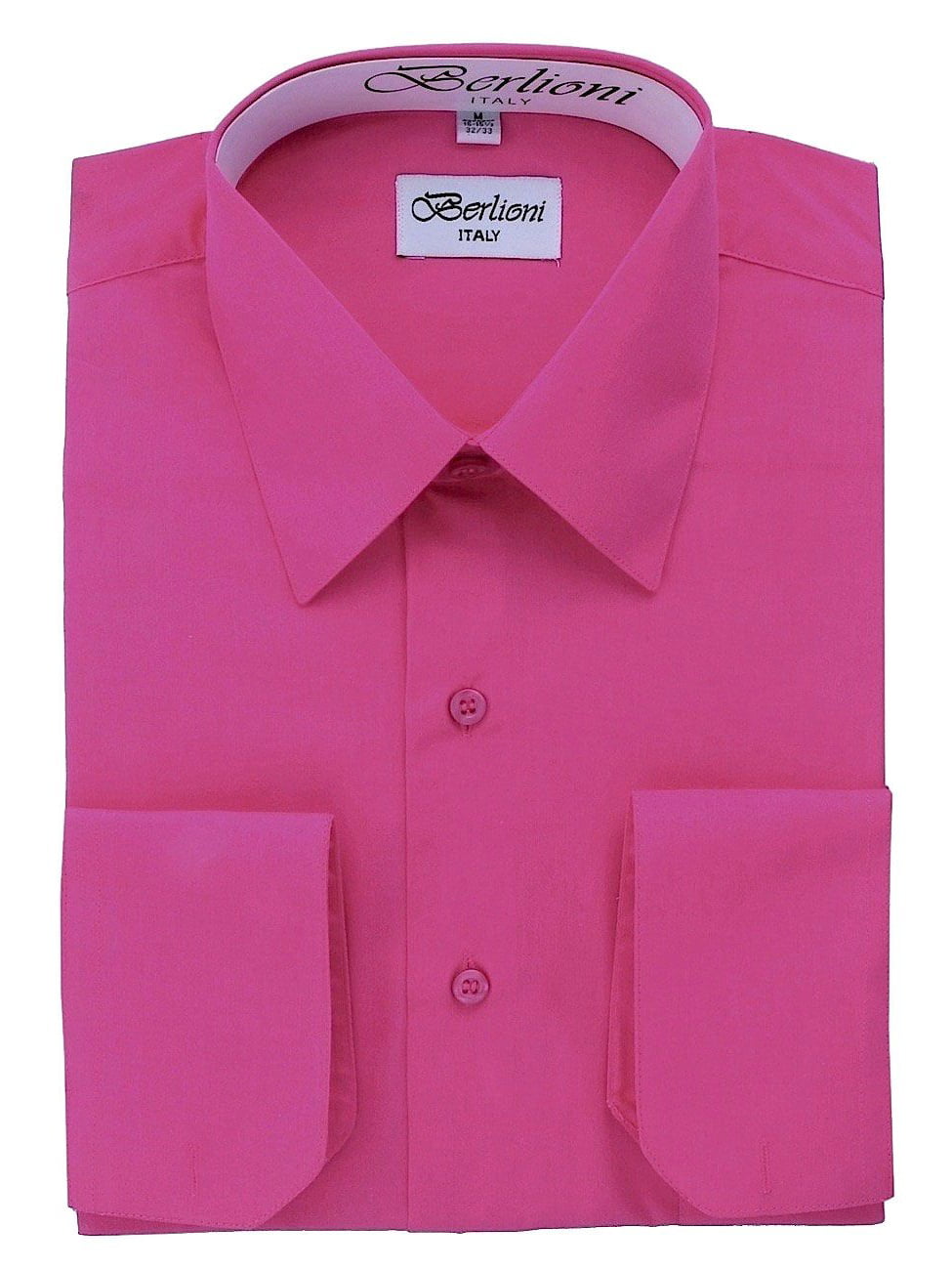 Men's Solid Color Dress Shirt - Walmart.com