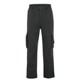 thumbnail image 2 of GrmtClth Men's Cargo Pants Straight Leg Relaxed Fit Drawstring Tactical Work Pants Outdoor Hiking Gray M, 2 of 7