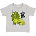 thumbnail image 3 of Inktastic I Love My Dad with Baby and Daddy Triceratops Boys or Girls Toddler T-Shirt, 3 of 5