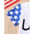 thumbnail image 6 of Coduop Infant Baby Independence Day Outfit Short Sleeve T-Shirt and Shorts 2Pcs Set for 4th of July, 6 of 9
