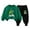 Olive Green, variant on Zwiiyzr 2025 3-10Y Toddler Baby Boy Girl Dinosaur Clothes Warm Fleece Lined Print Long Sleeve Sweatshirt Tops and Pants Winter Fall Clothing Set Blue