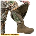 thumbnail image 4 of HOT SHOT Men’s Camo Softshell Bib Pant – Realtree Edge Hunting Outdoor Apparel, Large, 4 of 7