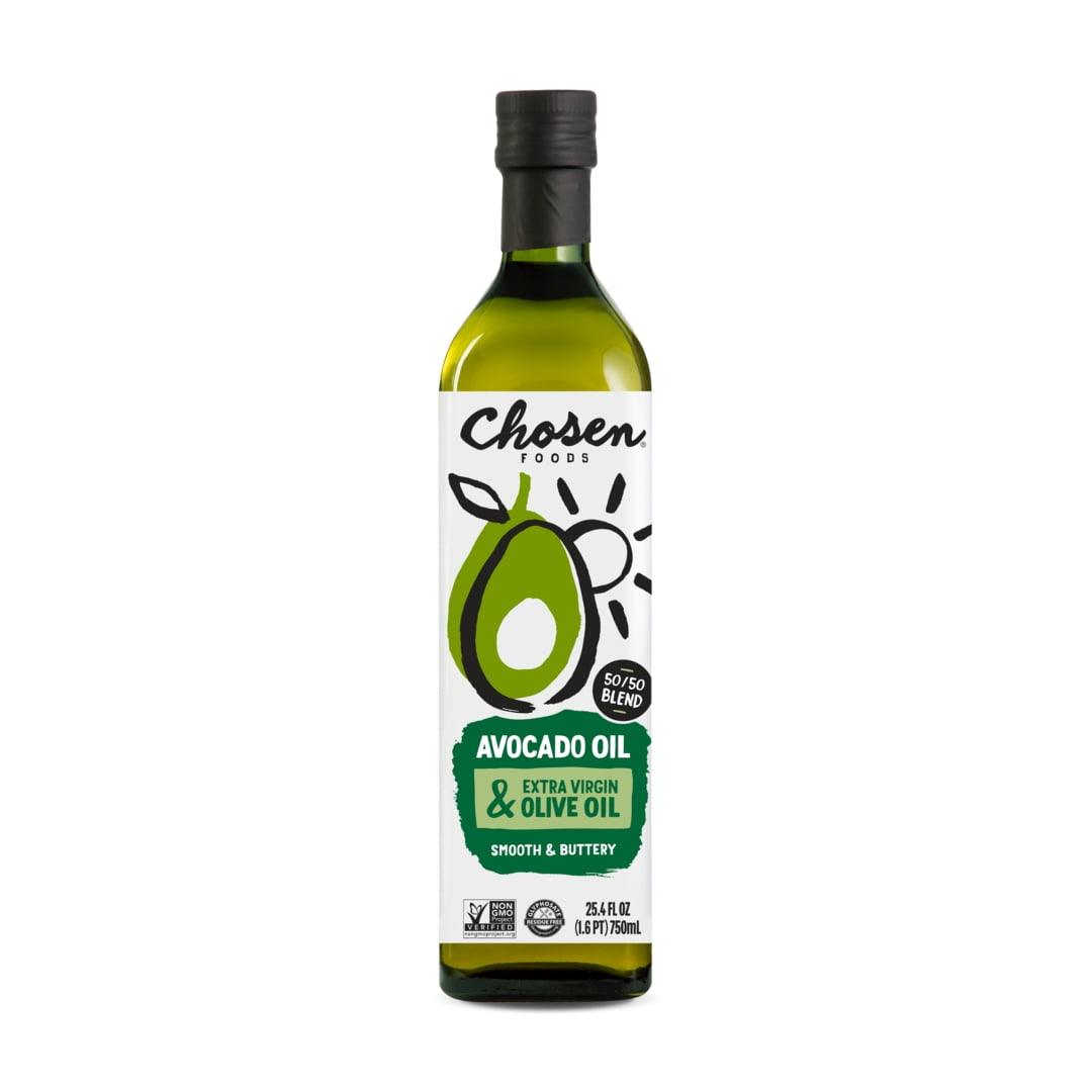 Chosen Foods Extra Virgin Olive Oil/Avocado Oil 50-50 Blend 750ml