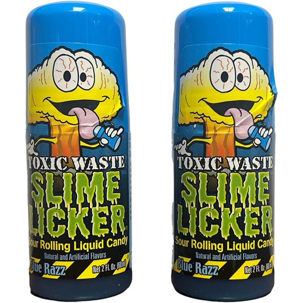 Toxic Waste Slime Lickers Blue Razz 2 Pack