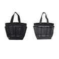 thumbnail image 4 of Jumpingount Bolsa de ducha de malla con 8 bolsillos de almacenamiento Asas dobles Organizador de maquillaje Bolsa de baño colgante Playa Colegio Baño Envolturas para manijas de equipaje Gris Jumpingount AP012377-02, 4 of 6