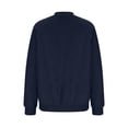 thumbnail image 6 of Teylalorva Women's Outerwear Coat Zip Up Bomber Jacket Casual Windbreaker with Pockets Daily Wear Navy Size S, 6 of 8