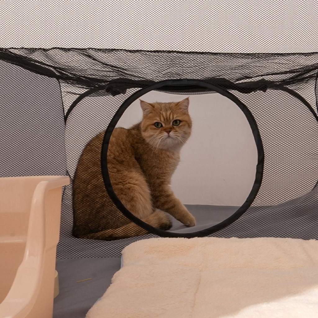Cats Carriers Tunnel Hoouse Pet Friendly Fabric Convertible Playpen Shelter House Outdoor Travel Tent