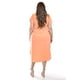 thumbnail image 3 of Vestido camisero de lino Roman Fashion /Tallas Extras, 2107 (Coral) naranja claro 38, 3 of 6