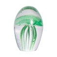 thumbnail image 1 of Jellyfish Figurine Desktop Decoration Centerpiece Hand Blown Desk green, 1 of 8