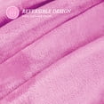 thumbnail image 4 of Howarmer Large Pink Throw Blankets, Twin Size Soft Lightweight Flannel Fleece Blanket, 60" x 80", 4 of 7