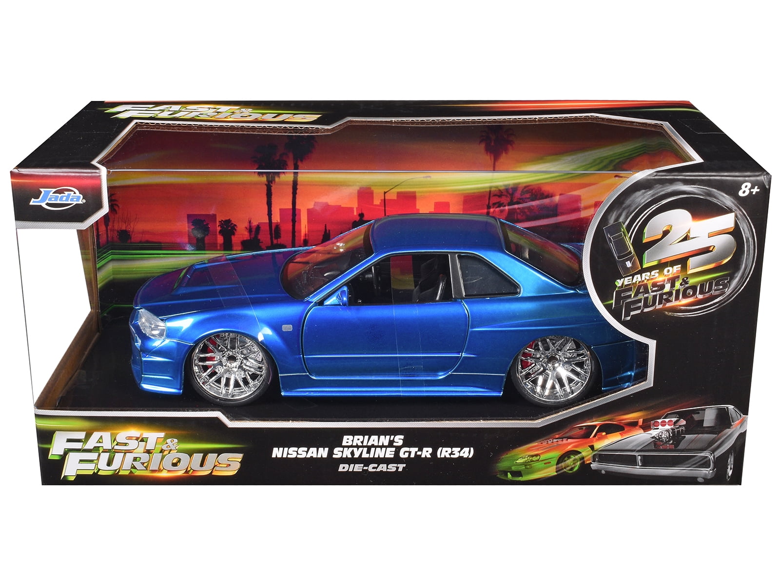 jada toys brian's nissan gtr skyline r34 veicolo da Italia | Ubuy