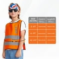 thumbnail image 3 of A-SAFETY kids High Vis Reflective construction Safety vest, 3 of 6