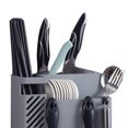 thumbnail image 2 of Wall Cutlery Holder Multifunctional Wall Mounted Chopsticks Drying Rack for Home Kitchen, 2 of 5