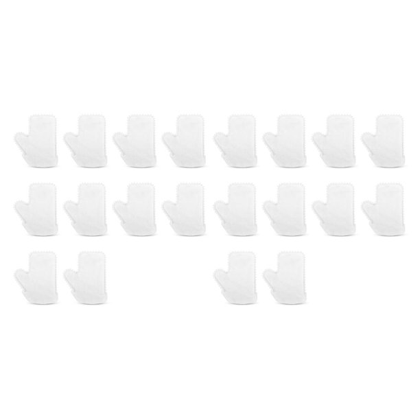Naiovety Guantes para quitar el polvo a escala, guantes gruesos para el polvo del hogar, platos para mascotas, guantes para el hogar, ventana, de Blanco 2piezas Naiovety CBP157709