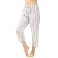 thumbnail image 2 of CYZ Women's 100% Cotton Woven Pajama Capri, 2 of 2