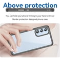 thumbnail image 2 of Case for Samsung Galaxy A54 5G Phone Case Slim Dropproof [Defend from Drop/Scratch/Slip/Fingerprint] Clear Acrylic Hard Back Soft TPU Bumper Hybrid Phone Cover for Samsung Galaxy A54 5G-Crystal Black, 2 of 16