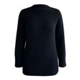 thumbnail image 1 of Suéter George para Mujer, Cuello Redondo Rayas Marino Talla Eg, 1 of 4
