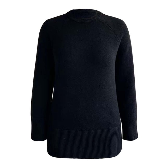 Suéter George para Mujer, Cuello Redondo Rayas Marino Talla Eg