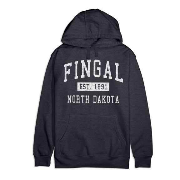 Fingal North Dakota Classic Established Premium Cotton Hoodie