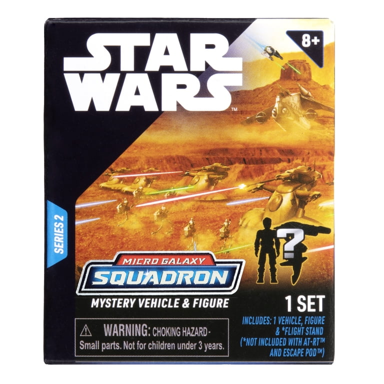 Lote 6 Cajas Ciegas Star Wars Micro Galaxy Squadron - Vehículos 2.5" Y Figuras 1" - Serie 6