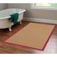 thumbnail image 2 of Riverbay Furniture Machine Tufted Wool 4'x6' Rug in Cork Brown and Red, 2 of 3