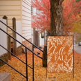 thumbnail image 4 of Hello Fall House Flags for Outdoor Decoration Maple Leaves Large Yard Flag Decorative Autumn Thanksgiving Seasonal Farmhouse Holiday Outside Decor 28x40 Inch Vertical Double Sided, 4 of 6