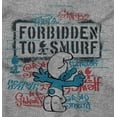 thumbnail image 2 of Smurfs Cartoon Cool Urban Graffiti Men's Graphic T Shirt Tees Brisco Brands S, 2 of 4