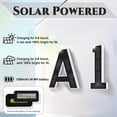 thumbnail image 6 of 2026 Upgraded Solar House Numbers for Outside, Waterproof Light Up Address Numbers for House, No Drill Adhesive or Screw Mount, LED Illuminated Modern Address Sign Home Decor,9 Inch, 6 of 6