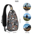 thumbnail image 5 of Crossbody Sling Backpack for Women Men Deep Sea Ocean Nautical Whale Shark Shoulder Sling Crossbody Casual Chest Bag for Travel Sports Running Hiking, 5 of 6