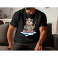 thumbnail image 2 of Funny Fishing Bear Fisher Fisherman Fish Gift Men Women Kids T-Shirt Fishing Lover Cute Bear Birthday Holiday Presents Men Women Tshirt, 2 of 10