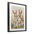 thumbnail image 2 of Stupell Industries Cottage Bunnies with Painted Easter Eggs Black Framed Print Under Glass, 17 x 21, by The Prints Vibe, 2 of 8