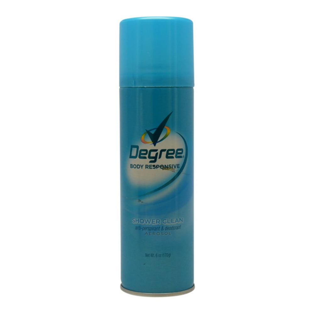 Shower Clean Aerosol Anti Per spirant & Deodorant Spray by Degree for