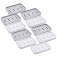 thumbnail image 3 of FELTECHELECTR 10Pcs Double Layer Draining Soap Box With Self Draining Function For Bathroom And Kitchen Accessories, 3 of 8