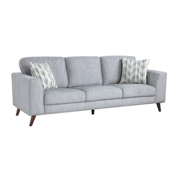 Lexicon Broadway Chenille Sofa in Blue-Gray