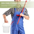 thumbnail image 3 of LOVEVER 5 Pcs Plastic Empty Bucket Paint Buckets Portable Bath Pail Large Small Water Thickened, 3 of 6