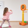 thumbnail image 4 of Costway Adjustable Kids 3-in-1 Sports Activity Center Tiger Basketball Hoop Set W/Balls, 4 of 10