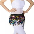 thumbnail image 5 of Belly Dance Hip Wraps with 58pcs Multi-Color Sequin Dance Belt Skirt, 5 of 5