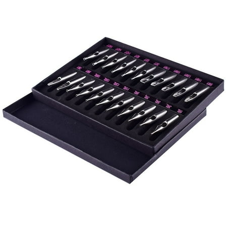 

WNG 22 Pcs Stainless Steel Nozzle Tips for Machine Needles Tube Kit Box