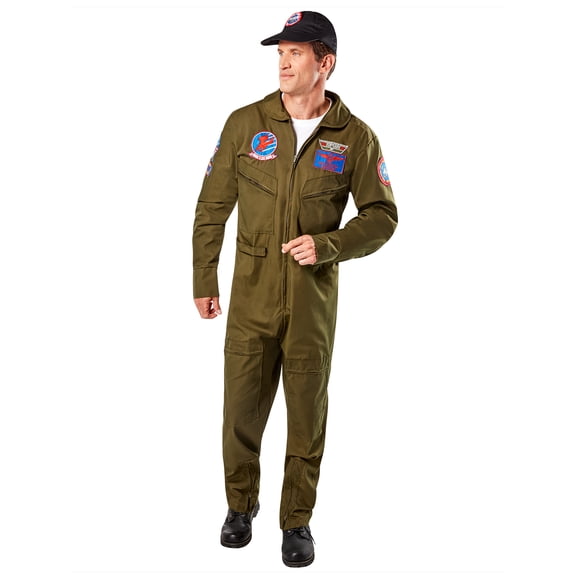 Top Gun Classic Maverick Deluxe Costume for Adults by Rubies, Men's Small
