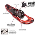 thumbnail image 3 of Yukon Charlies Advanced Spin Snowshoe, 930, 3 of 4