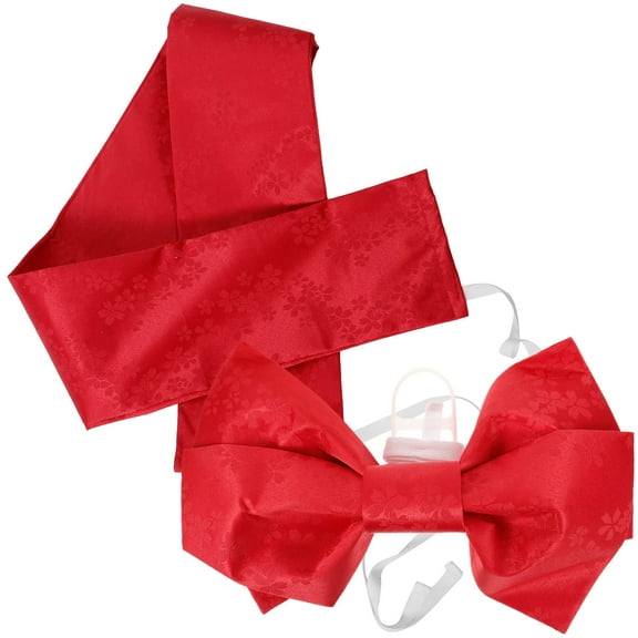 Masteelf  Kimono Yukata Belt Belts for Women Robe Bathrobes Waist Miss Red